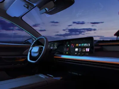 XPeng P7+ — interior 1